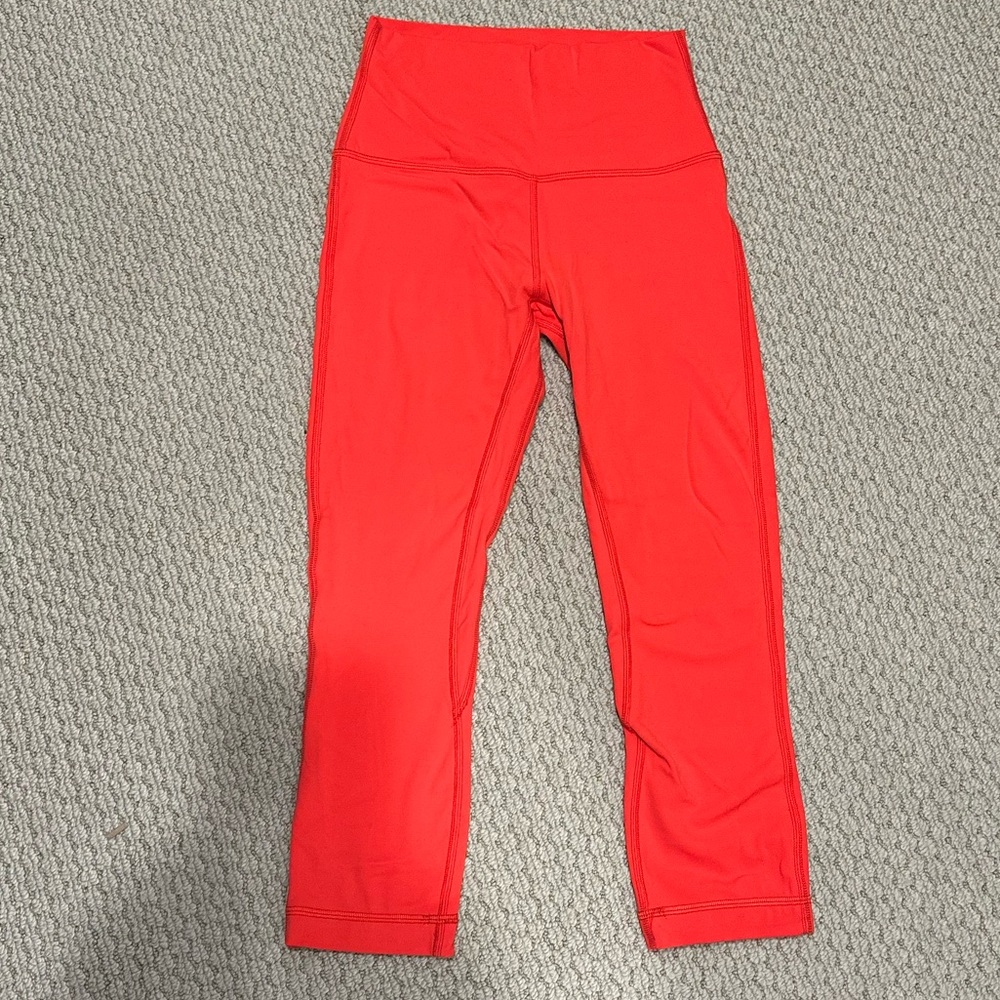 Lululemon Athletica Red Leggings